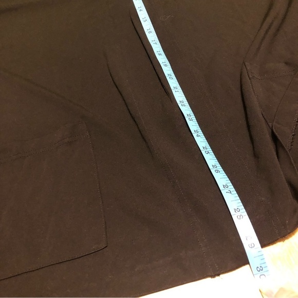 J Jill Single Button Closure Black Pullover Top Shirt Womens Size XL 3/4 Sleeve - Picture 6 of 7